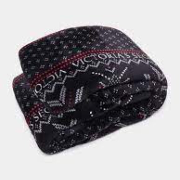 VICTORIA’S SECRET SHERPA  Cozy Fleece Blanket HOLIDAY 2023,  New  VS Sherpa - Picture 4 of 4